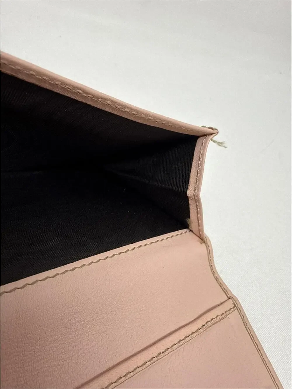 Vintage Gucci GG Canvas & Pink Leather Trim Continental Wallet - Picture 8 of 15